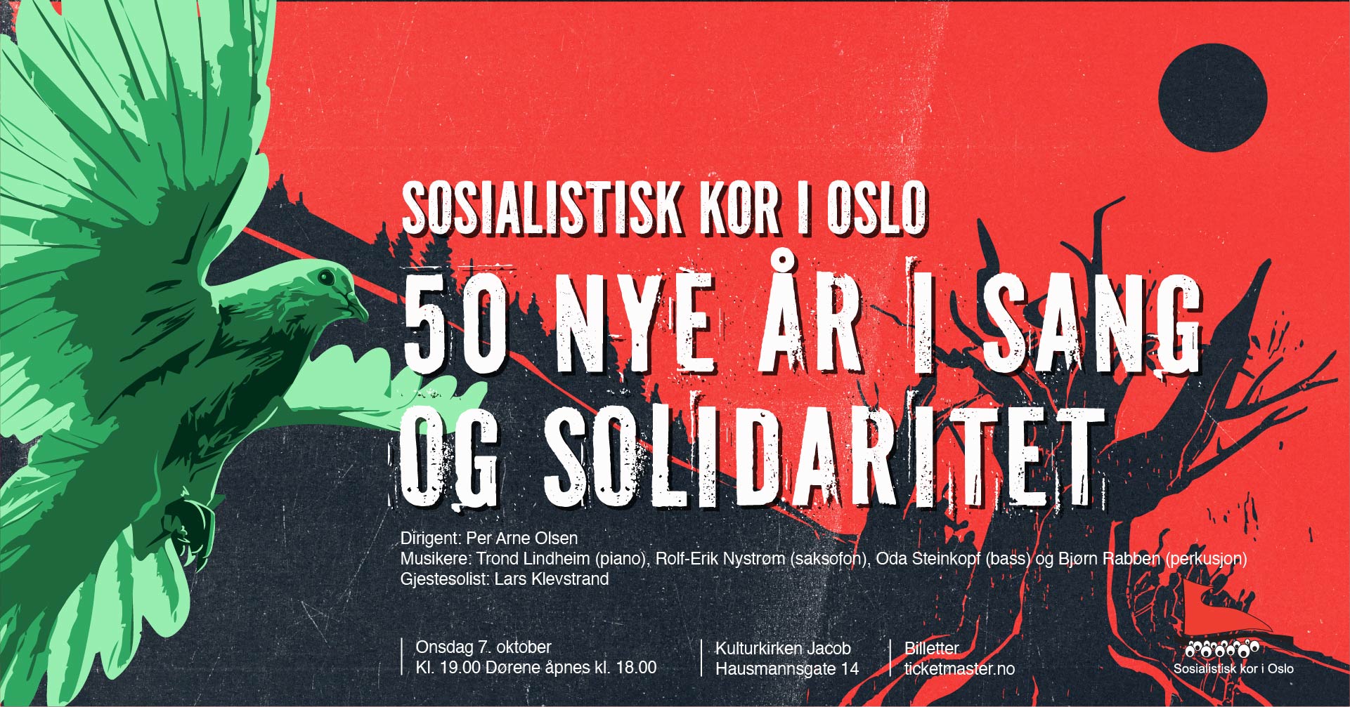 Artikkelbilde til artikkelen 50 NYE år i sang og solidaritet 7. oktober 2026